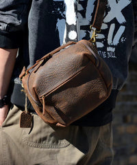 Original Durable Cowhide Crossbody Bag