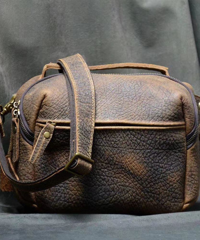 Original Durable Cowhide Crossbody Bag