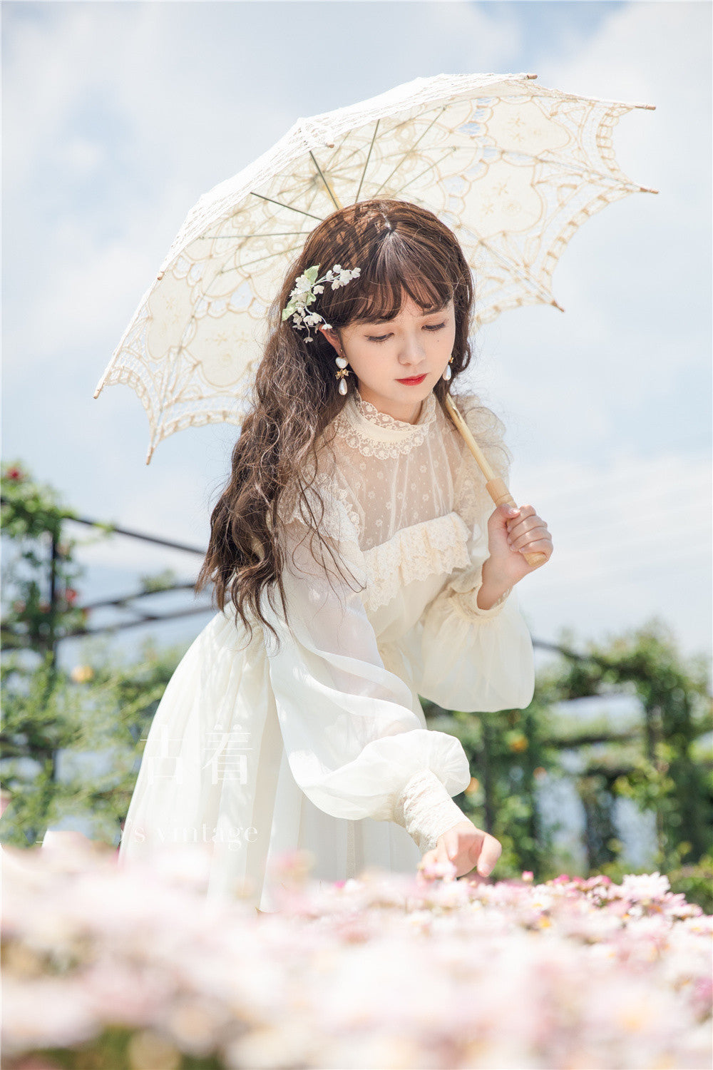 Otylia Ethereal Romantic Royalcore Edwardian Vintage Dress
