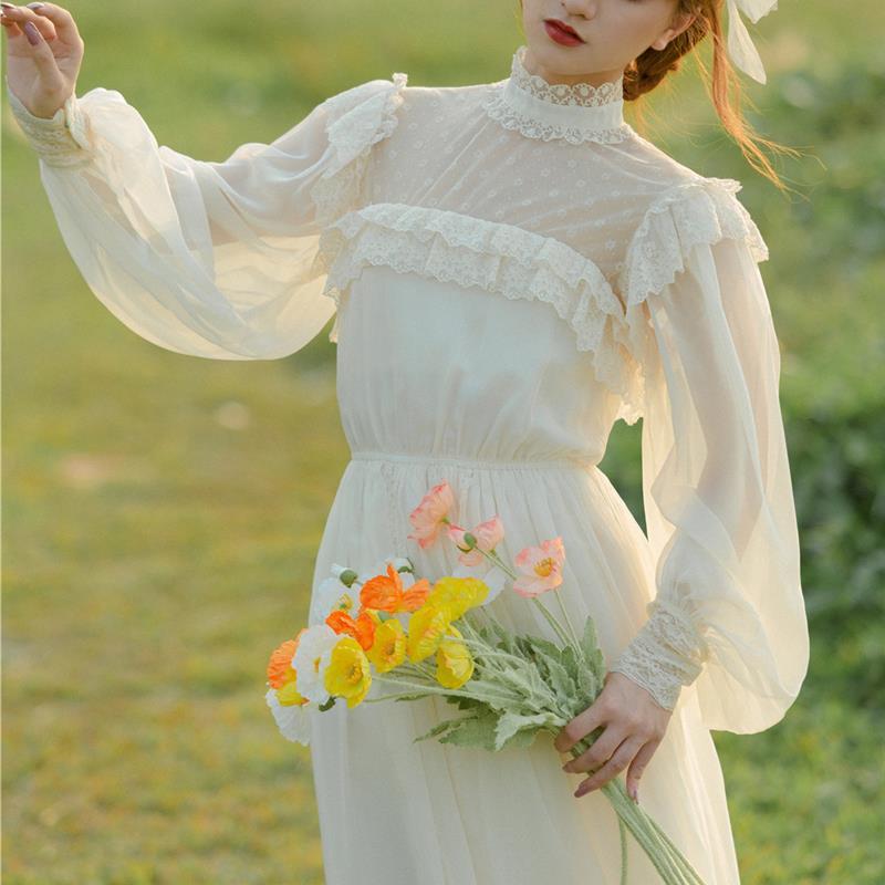 Otylia Ethereal Romantic Royalcore Edwardian Vintage Dress
