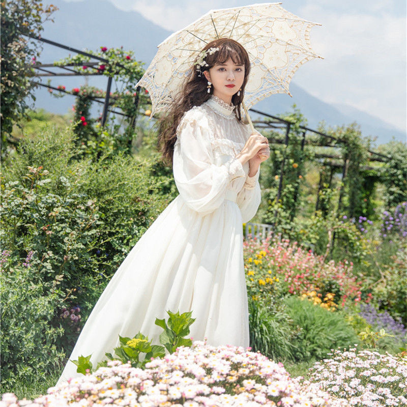 Otylia Ethereal Romantic Royalcore Edwardian Vintage Dress