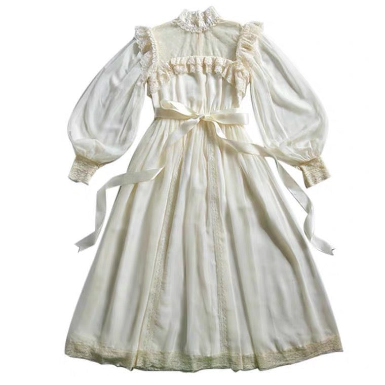 Otylia Ethereal Romantic Royalcore Edwardian Vintage Dress