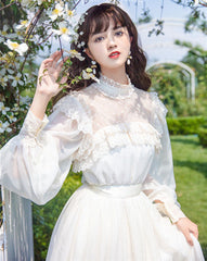 Otylia Ethereal Romantic Royalcore Edwardian Vintage Dress
