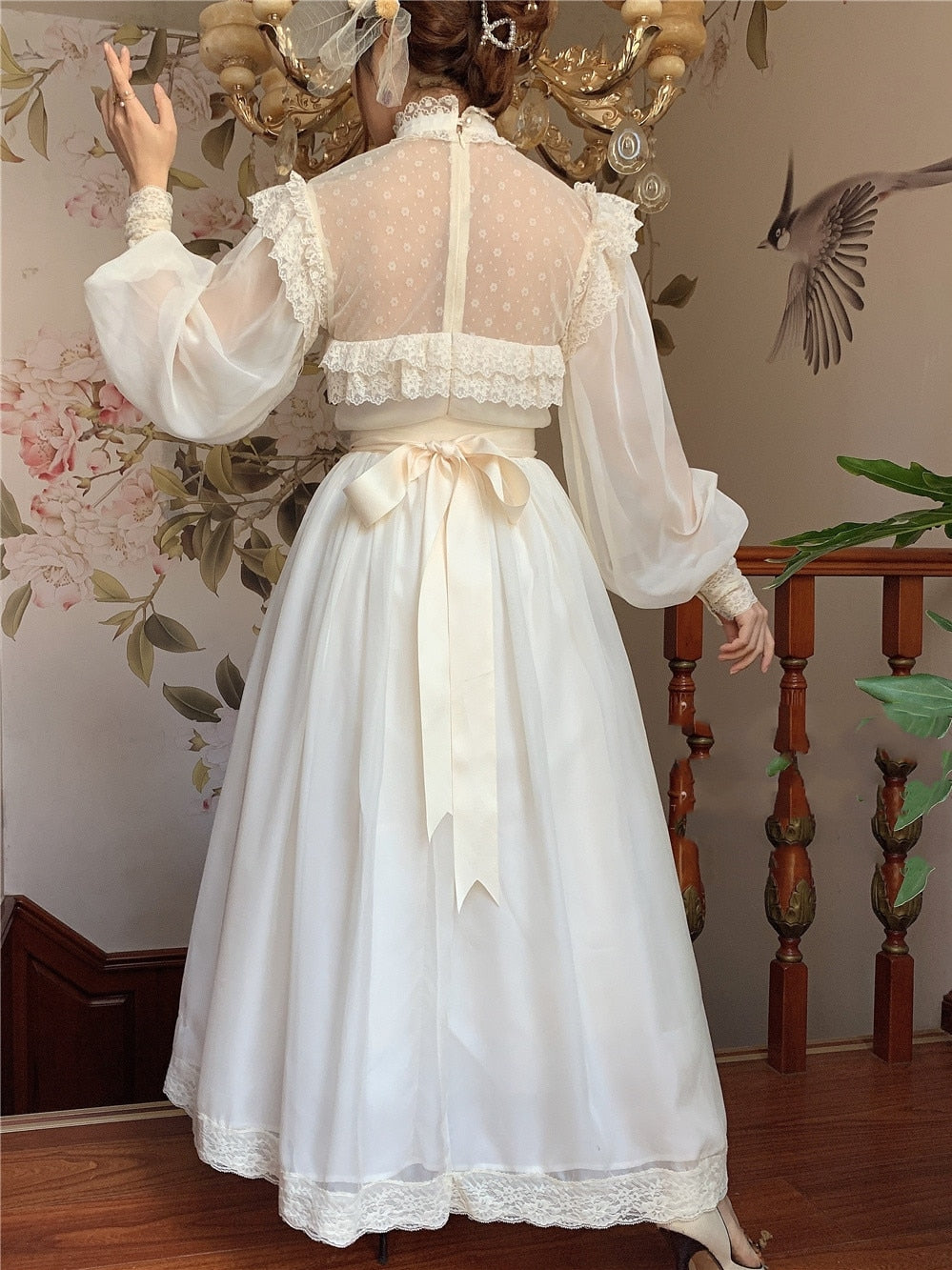Otylia Ethereal Romantic Royalcore Edwardian Vintage Dress