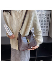 Stone Pattern PU Leather One Shoulder Bags