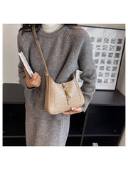 Stone Pattern PU Leather One Shoulder Bags