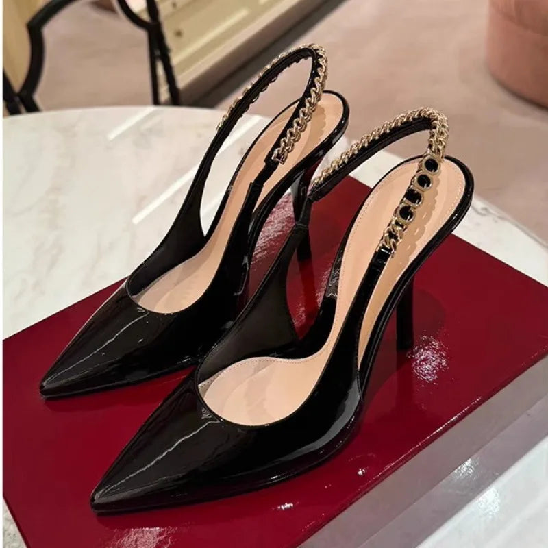 Patent Leather Elegant High Heels