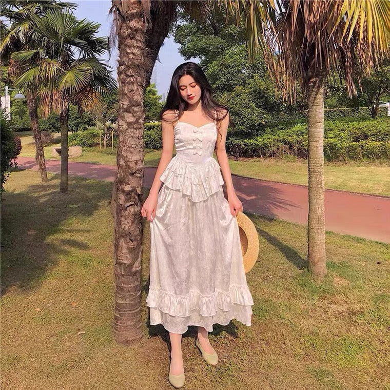 Princess Bride White Vintage-vibe Royalcore Dress