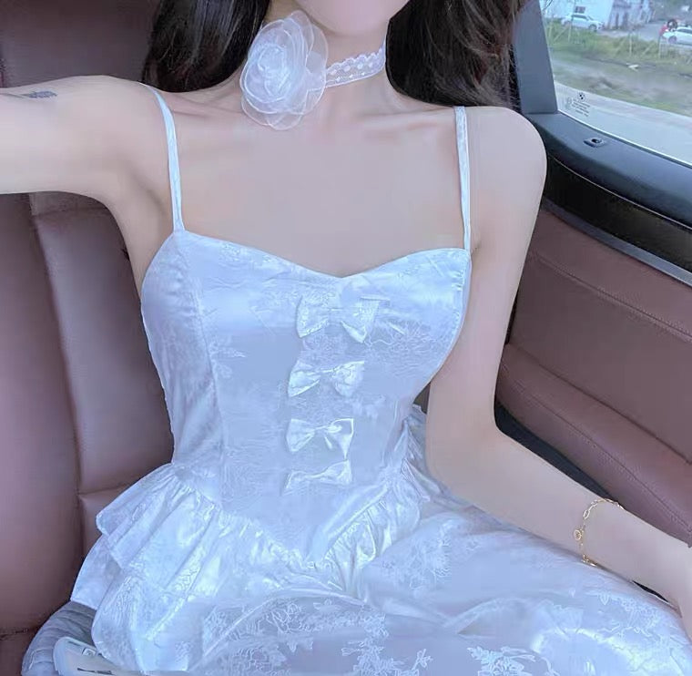 Princess Bride White Vintage-vibe Royalcore Dress