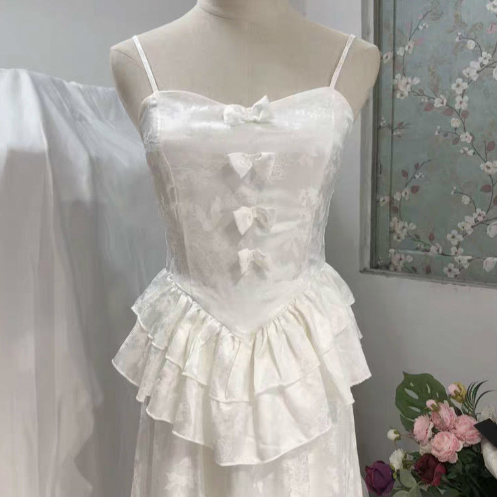 Princess Bride White Vintage-vibe Royalcore Dress