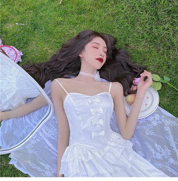 Princess Bride White Vintage-vibe Royalcore Dress