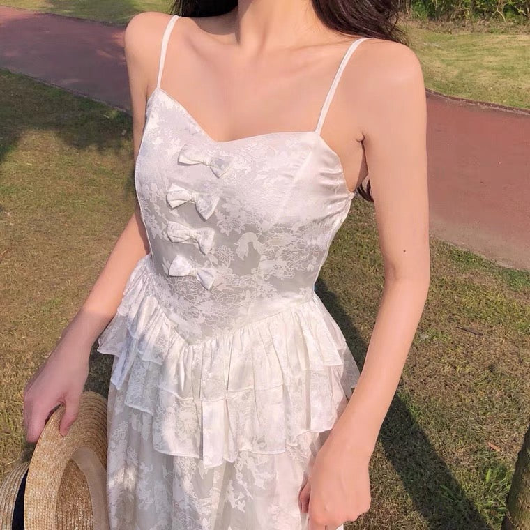 Princess Bride White Vintage-vibe Royalcore Dress