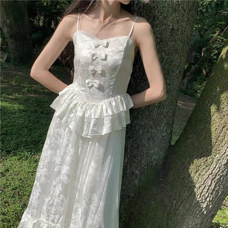 Princess Bride White Vintage-vibe Royalcore Dress