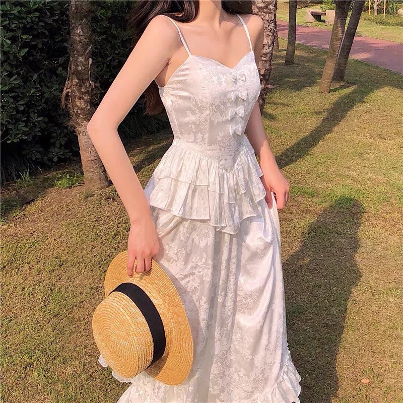 Princess Bride White Vintage-vibe Royalcore Dress