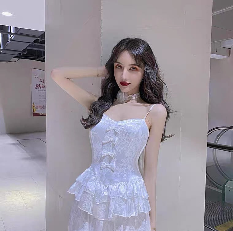 Princess Bride White Vintage-vibe Royalcore Dress