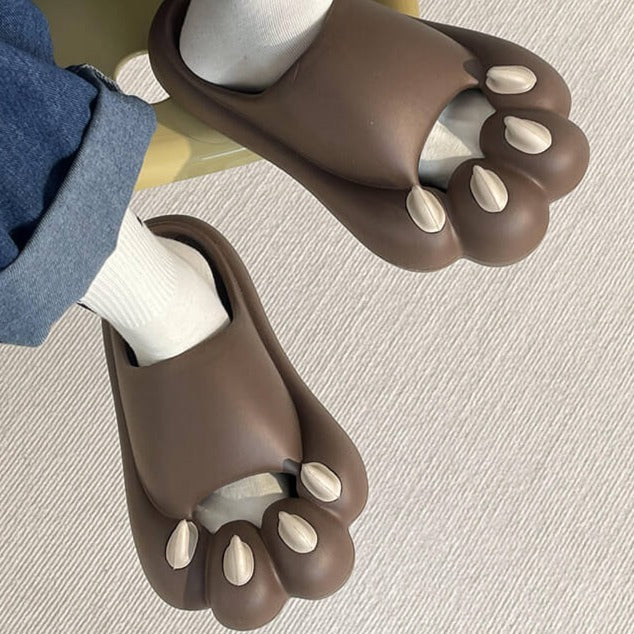 Rubber Cat Paws Aesthetic Slippers Sandals