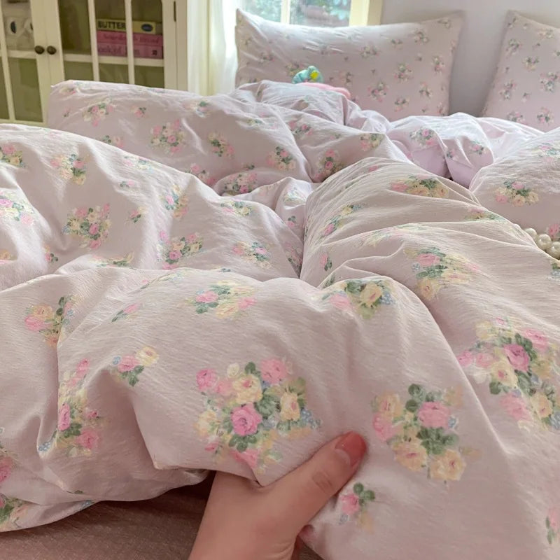 Korean Girls Strawberry Bedding Sets