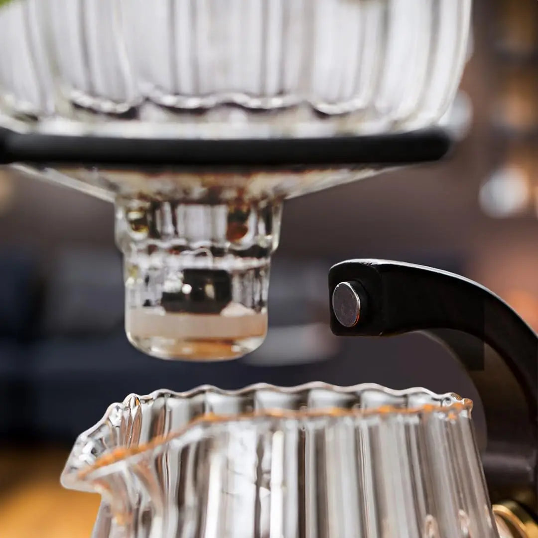 Vintage Pumpkin-Inspired Glass Tea Set