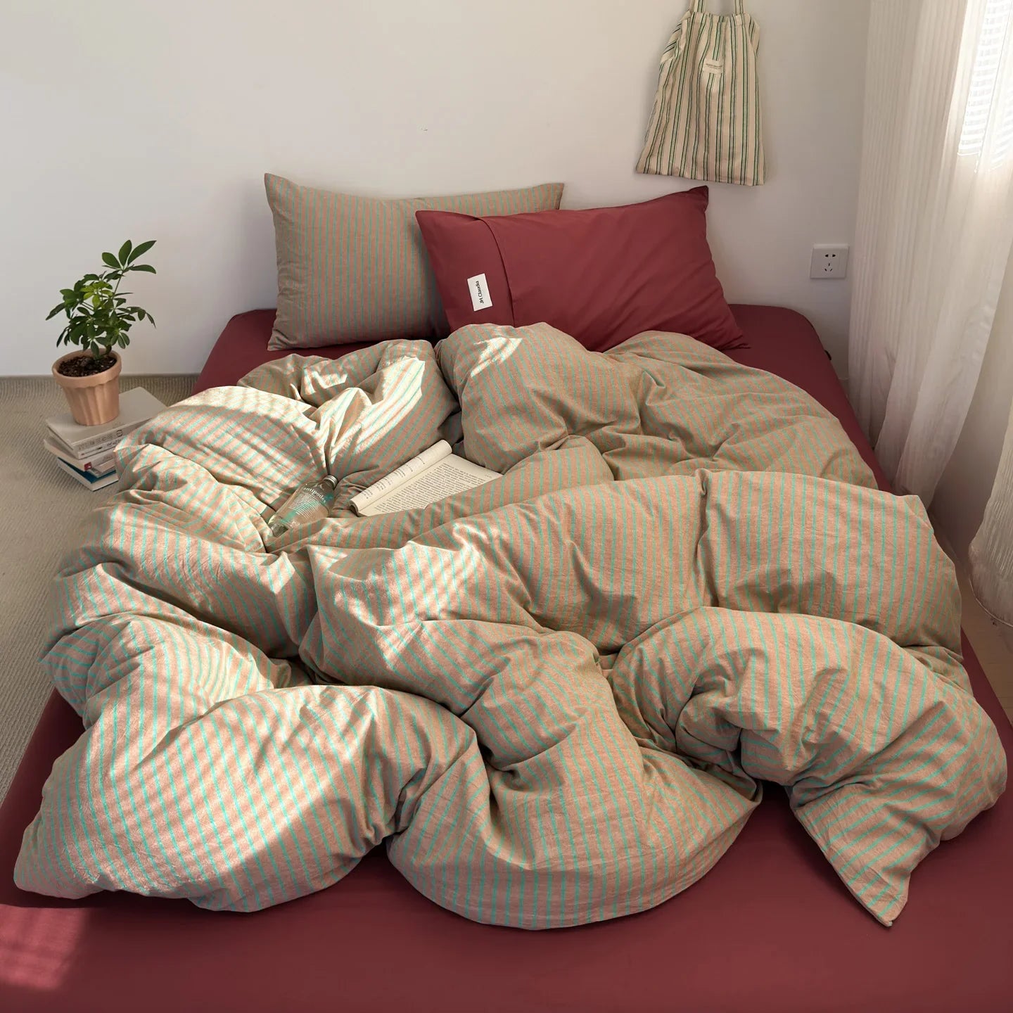 Japanese Style 100% Cotton Bedding Set