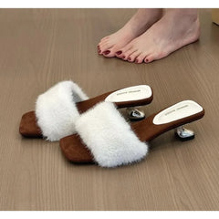 Square Toe Block Heel