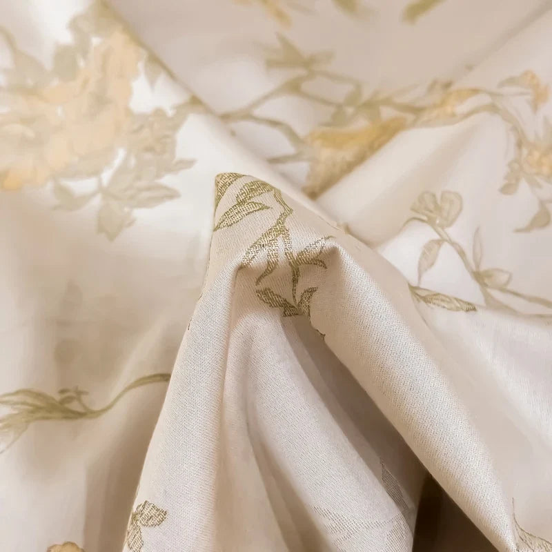 1000TC Lyocell Cotton Jacquard Patchwork European Luxury Bedding Set