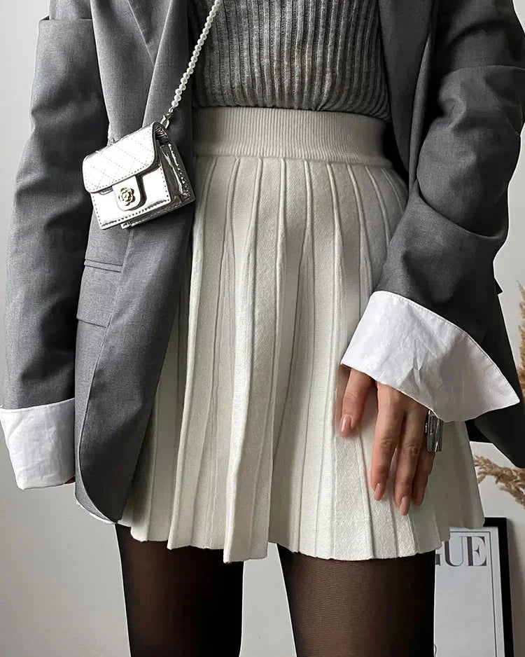 Doreen Mini Pleated A line Skirt