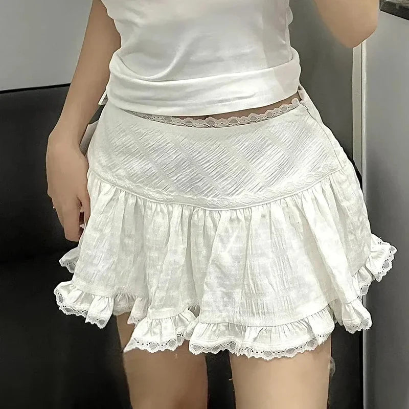 Stelia Ruffle Mini Skirt