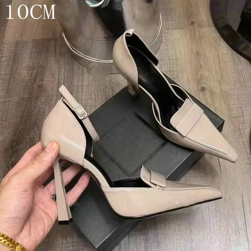 Fmaous Quality Leather Belt Buckle Heels
