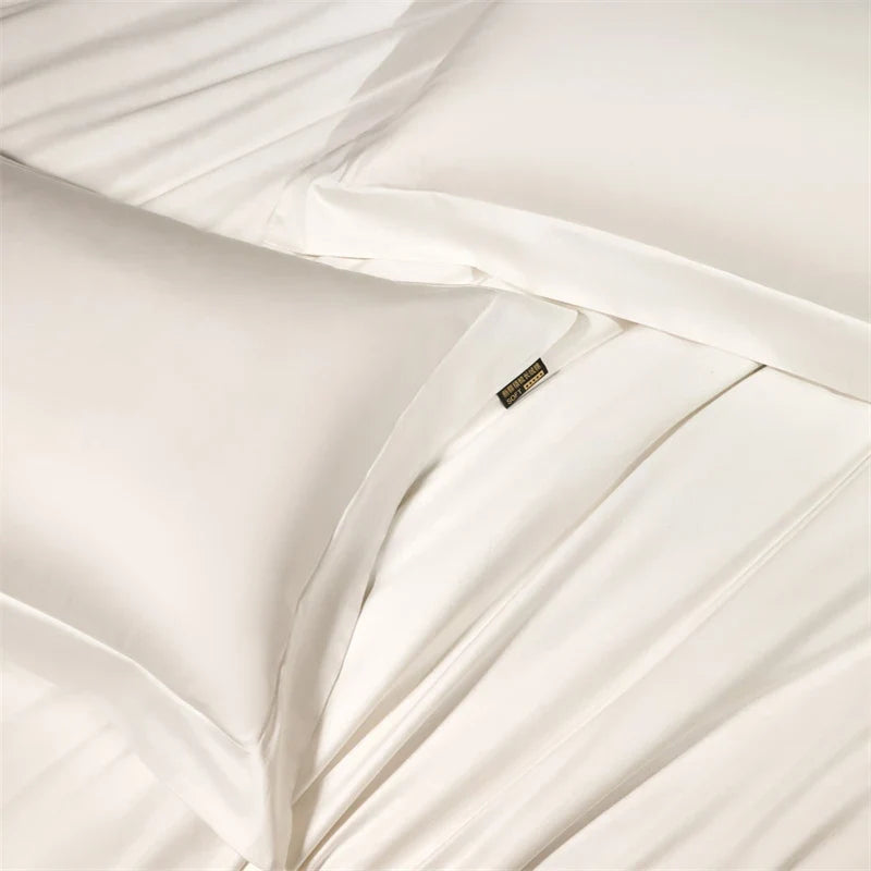 Hotel Grade Solid Color Luxury 1000TC Long Staple Cotton Soft Bedding Set