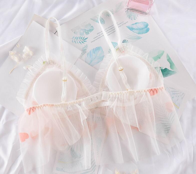 Heart Print Lolita Lingerie Set