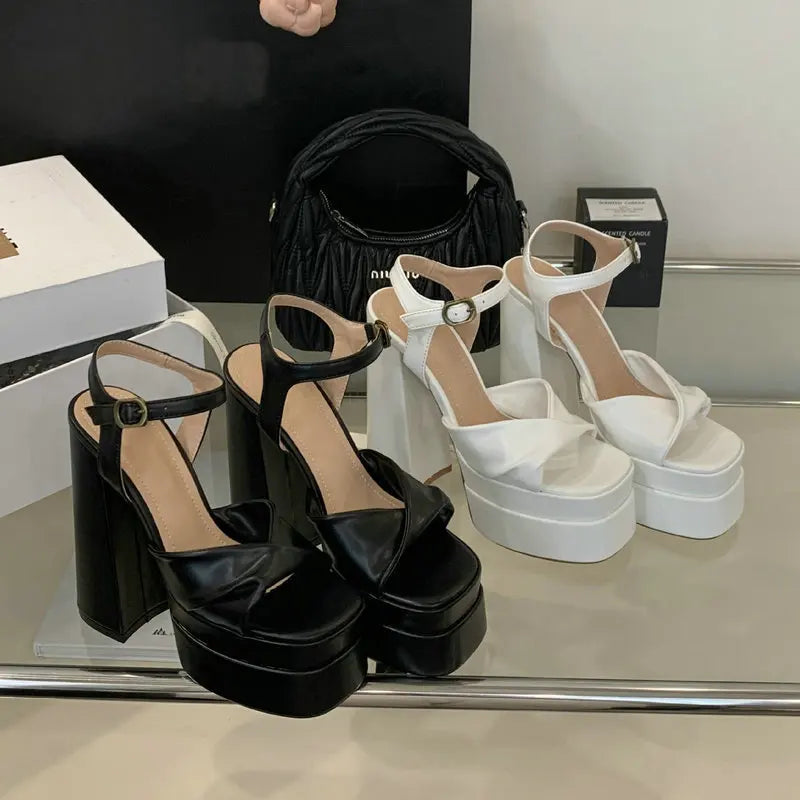 Square Head Ultra High Heel