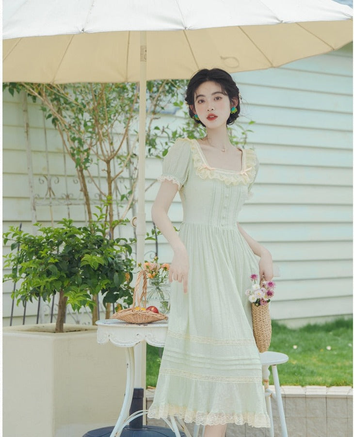 Cozy Garden Cottagecore Dress