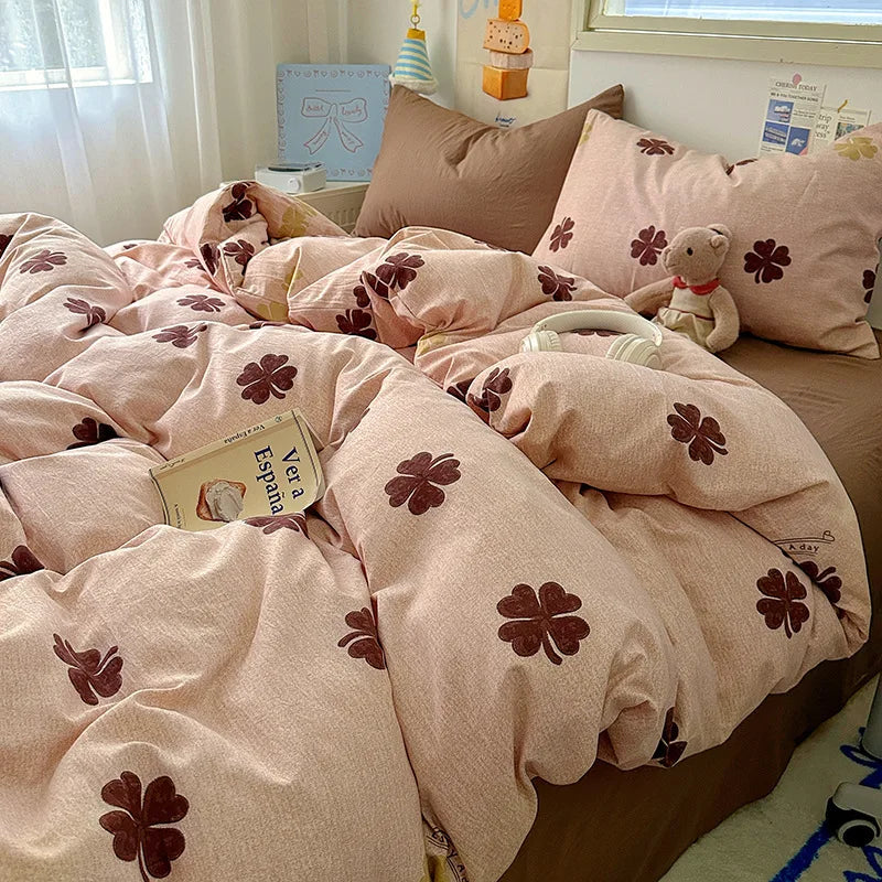Korean Cute Girls Bedding Sets