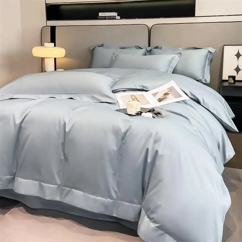 1000TC Egyptian Cotton Premium Solid Color Bedding Set