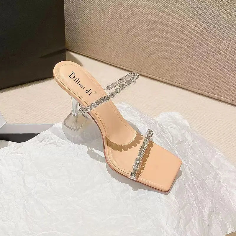 Stardust Dazzle Square Headed Heels
