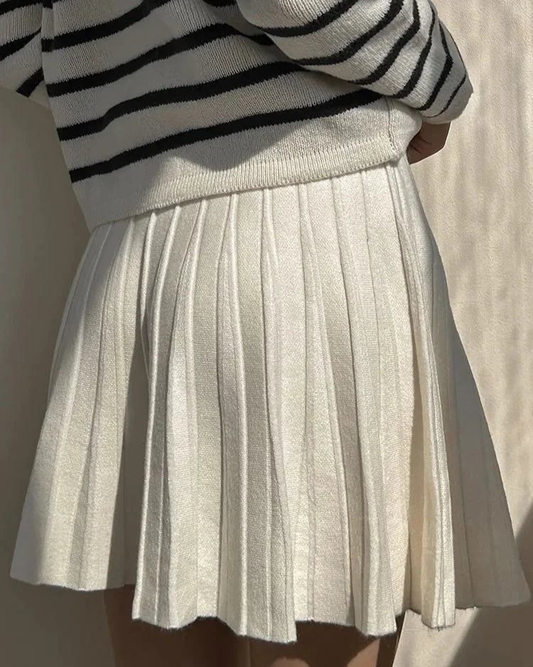 Doreen Mini Pleated A line Skirt