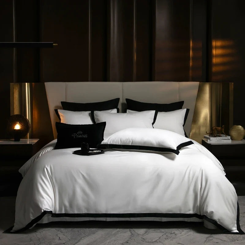 1000TC Egyptian Cotton Solid Color Bedding Set