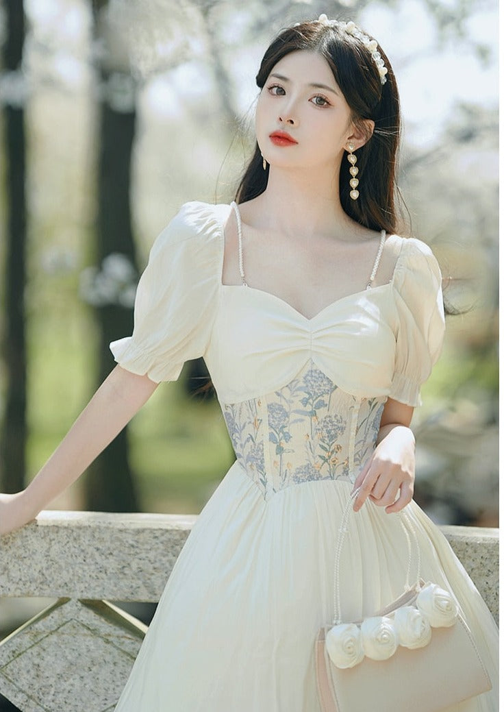 Grace Pearl Vintage-style Romantic Royalcore Dress