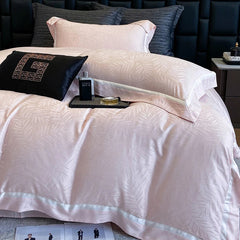 800TC Lyocell Cotton Jacquard Soft Silky Luxury Bedding Set
