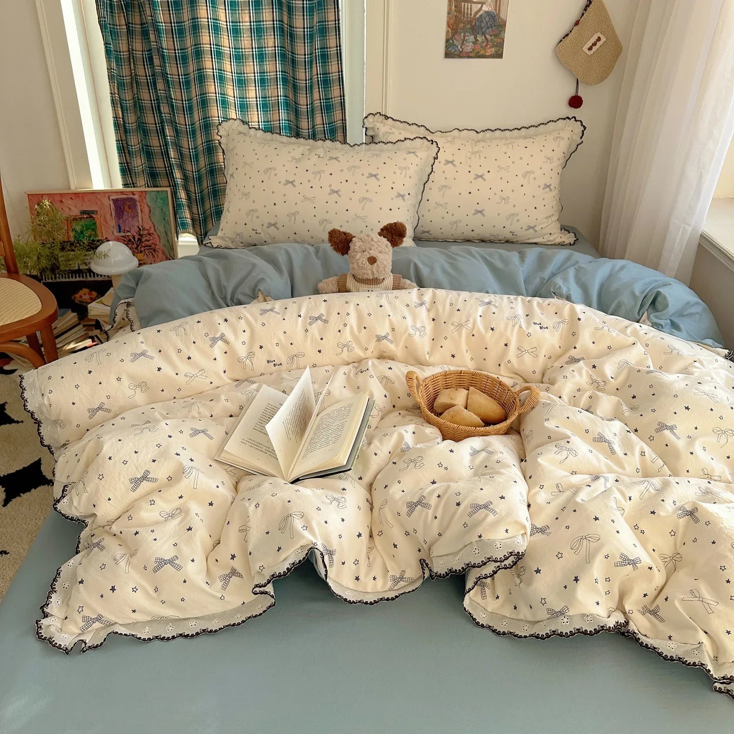 Korean Lace Bedding Set