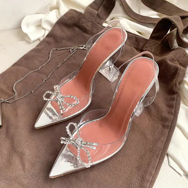 brand Rhinestones Bowknot Women Pumps