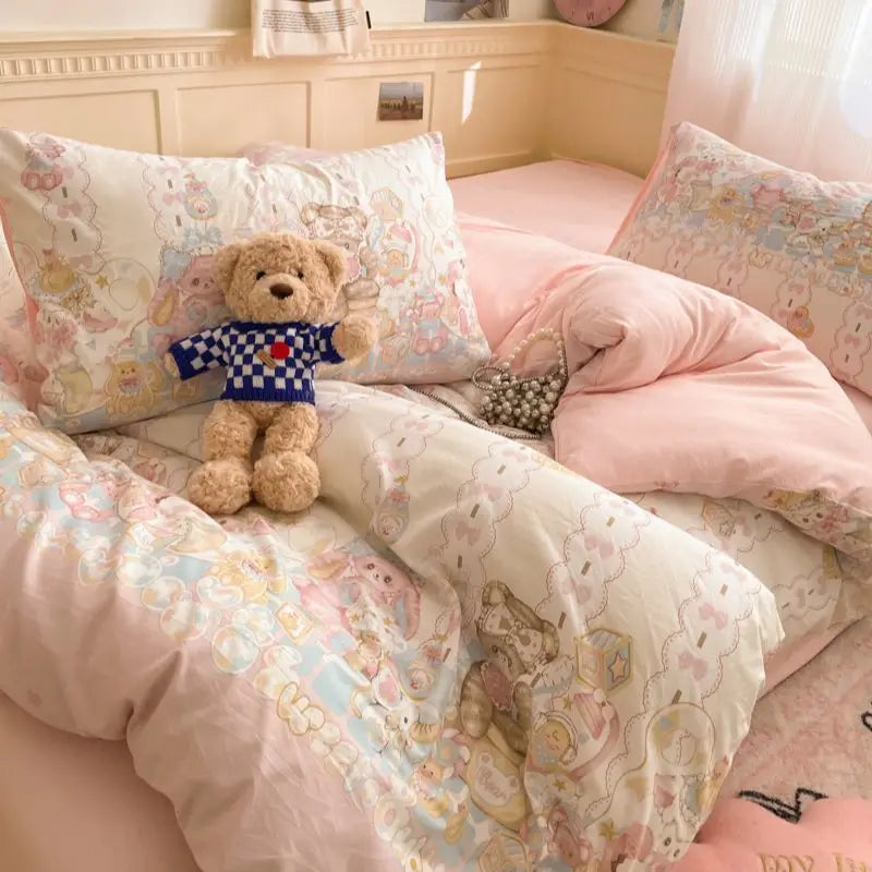 Pink Bedding Set