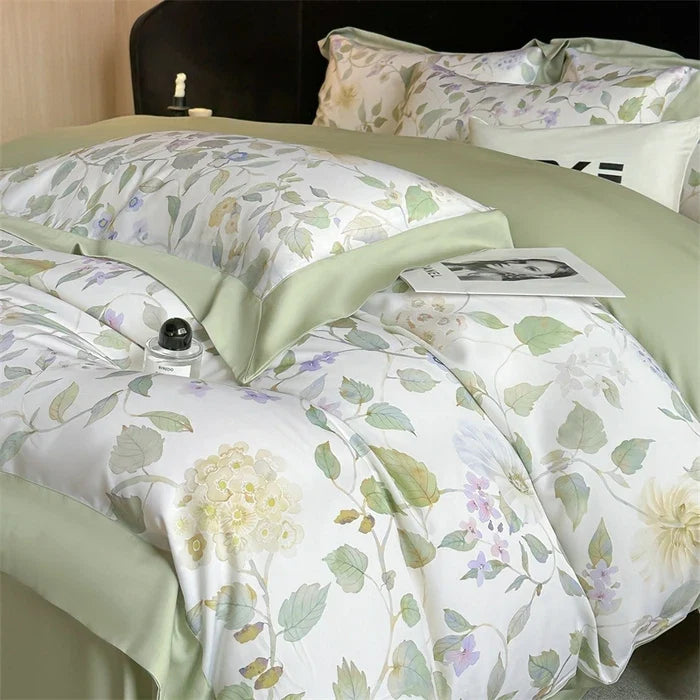 100% Cotton 300TC Summer 4 Piece Bedding Set