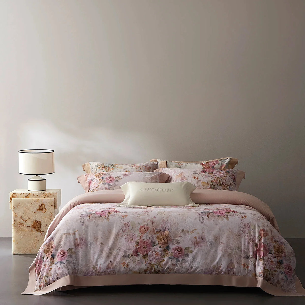 Vintage Oil Painting Style Rose Flowers Pattern Bedding Set
