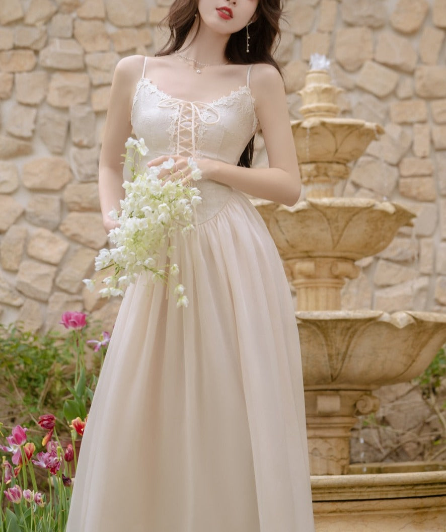 Glorious Kingdom Romantic Fairycore Vintage Princess Slip Dress