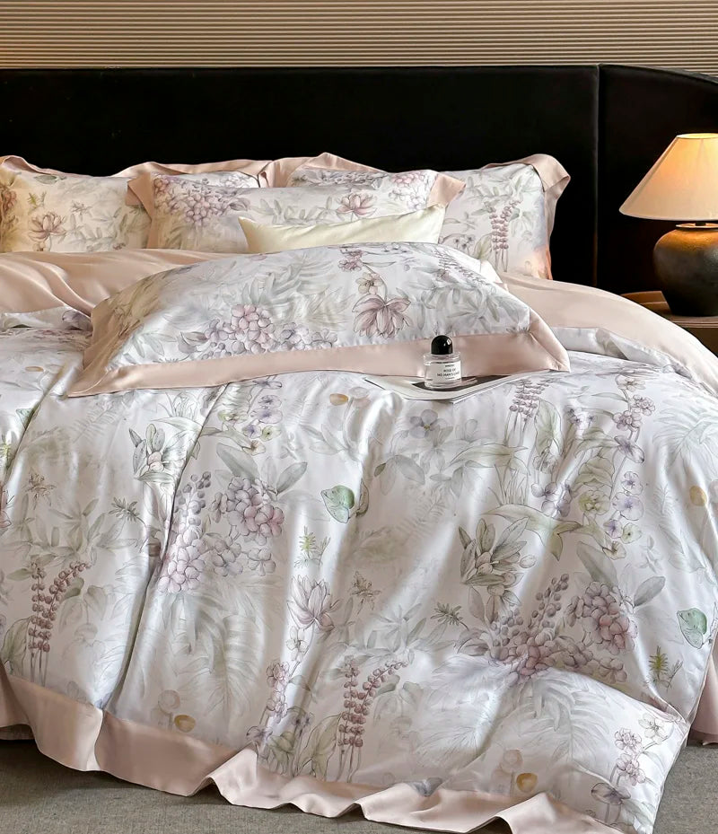 100% Lyocell Soft Silky Cooling Luxury Bedding Set