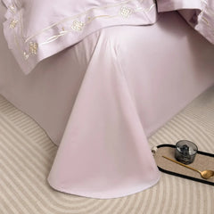 High Quality Long Staple Cotton Embroidery 4 Piece Bedding Set