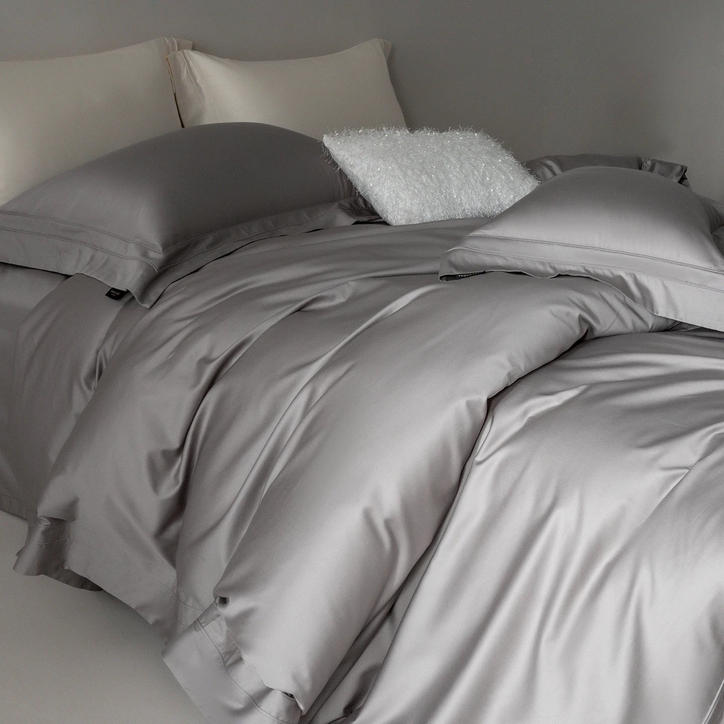 Premium 1000TC Egyptian Cotton Luxury Solid Color Simple Hotel Style Bedding Set