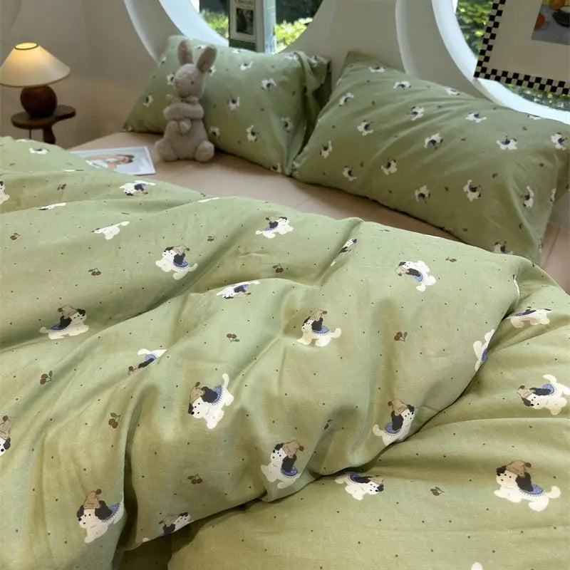 Cute Dogs Bedding Set