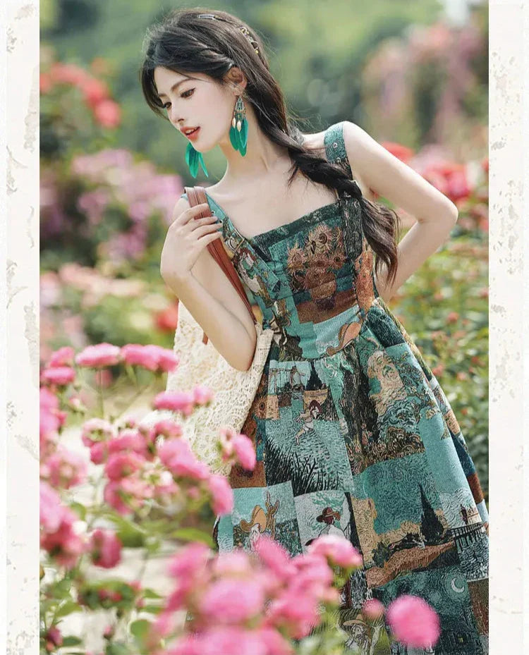 Vestido Jacquard de Muse Inspirado
